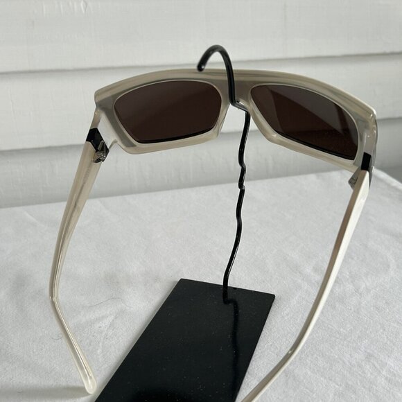 Marni‎ Shield Sunglasses Wraparound Brown Oversized Avant Garde Unisex main image 6